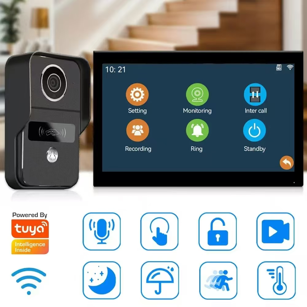 Wifi Doorbell Camera - Kamera Visual pintu interkom layar IPS