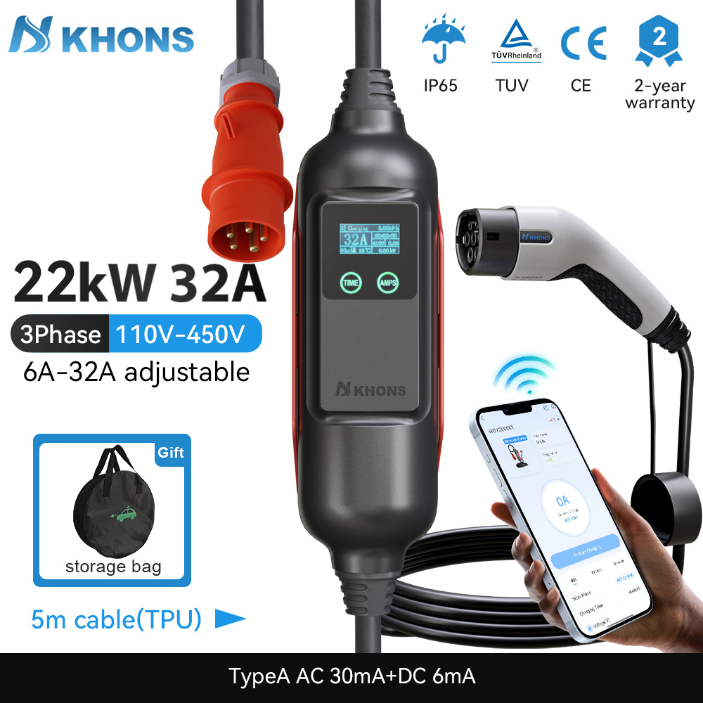 Smart Home For Pc - Charger portabel EV tipe 2 32A