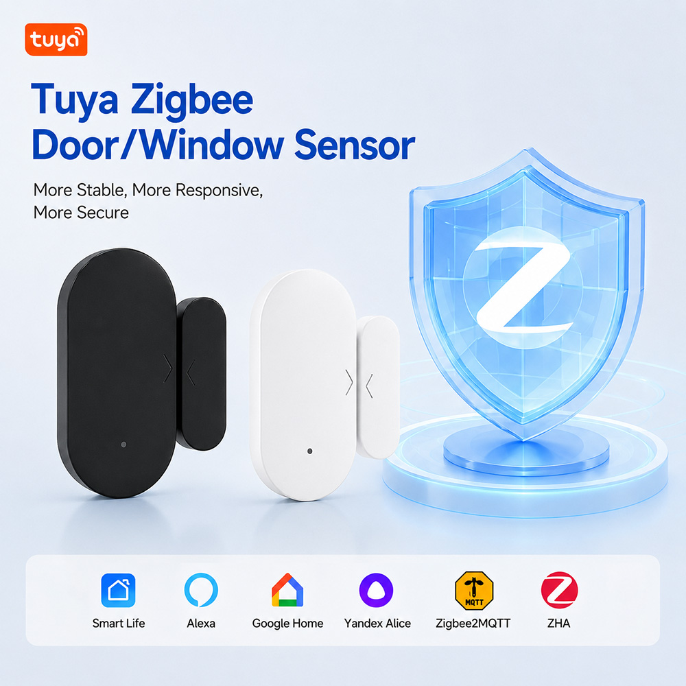 Smart Home Tablet - Sensor Kontak Pintu Jendela Mini Tuya