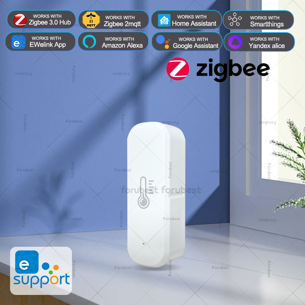 Smart Home Tablet - ZigBee Sensor Suhu dan Kelembapan Termometer