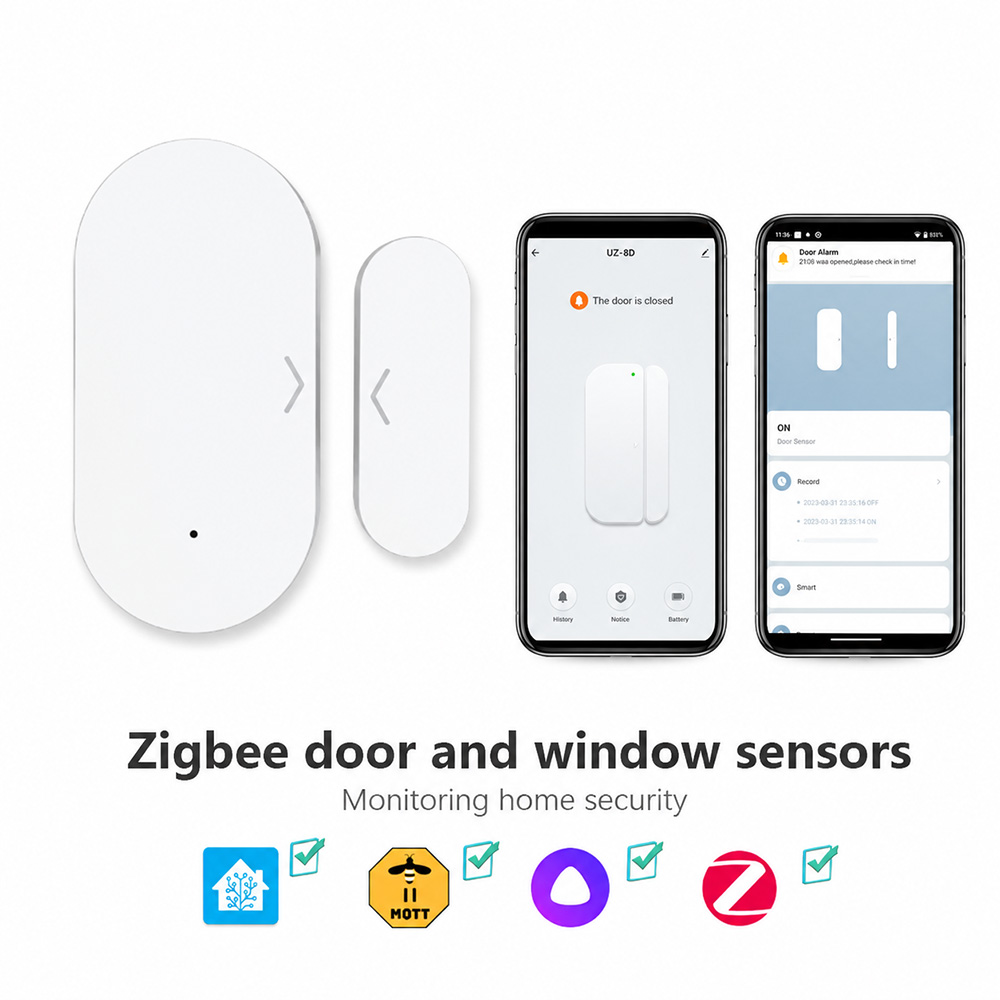 Smart Home Tablet - Sensor Pintu Jendela Zigbee 3.0 Kontak