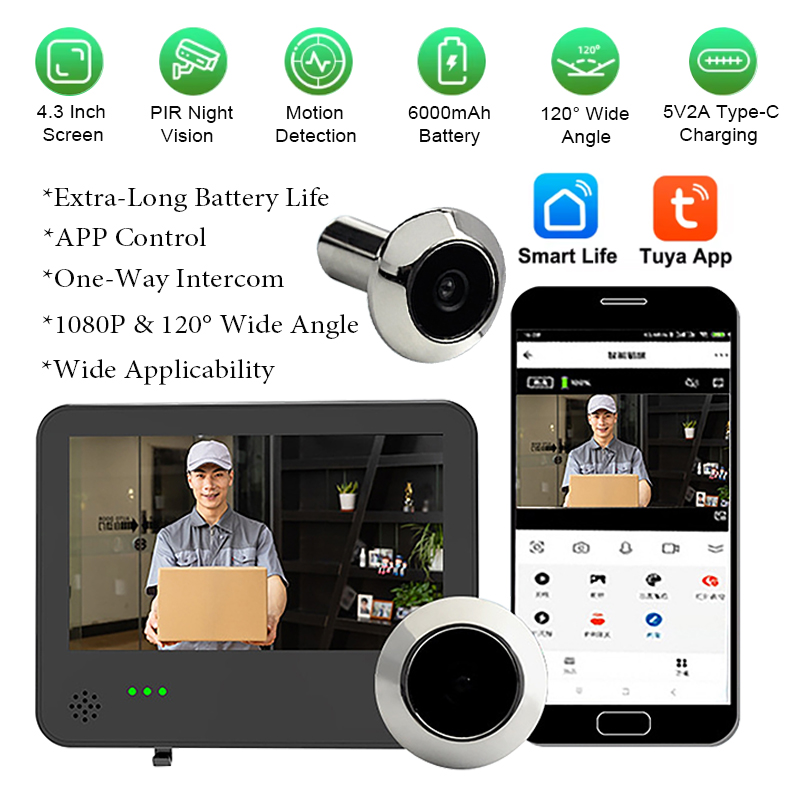 Wifi Doorbell Camera - Kamera Pintu Video WIFI Tuya Smart