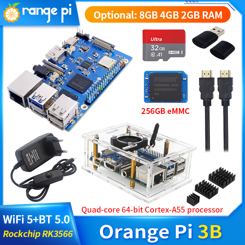Smart Home For Pc - Oranye Pi 3B 8GB 4GB 2GB