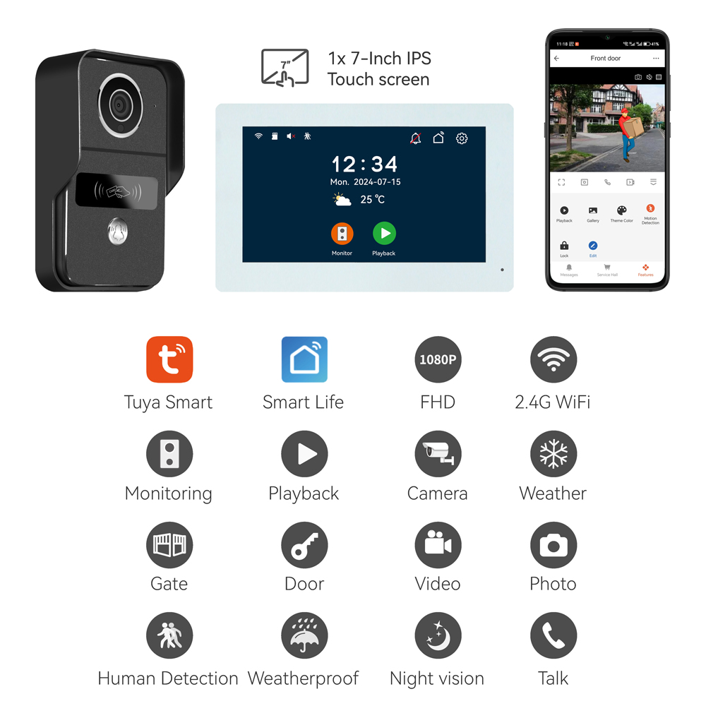 Kamera Visual pintu interkom l - Wifi Doorbell Camera ulasan dan harga