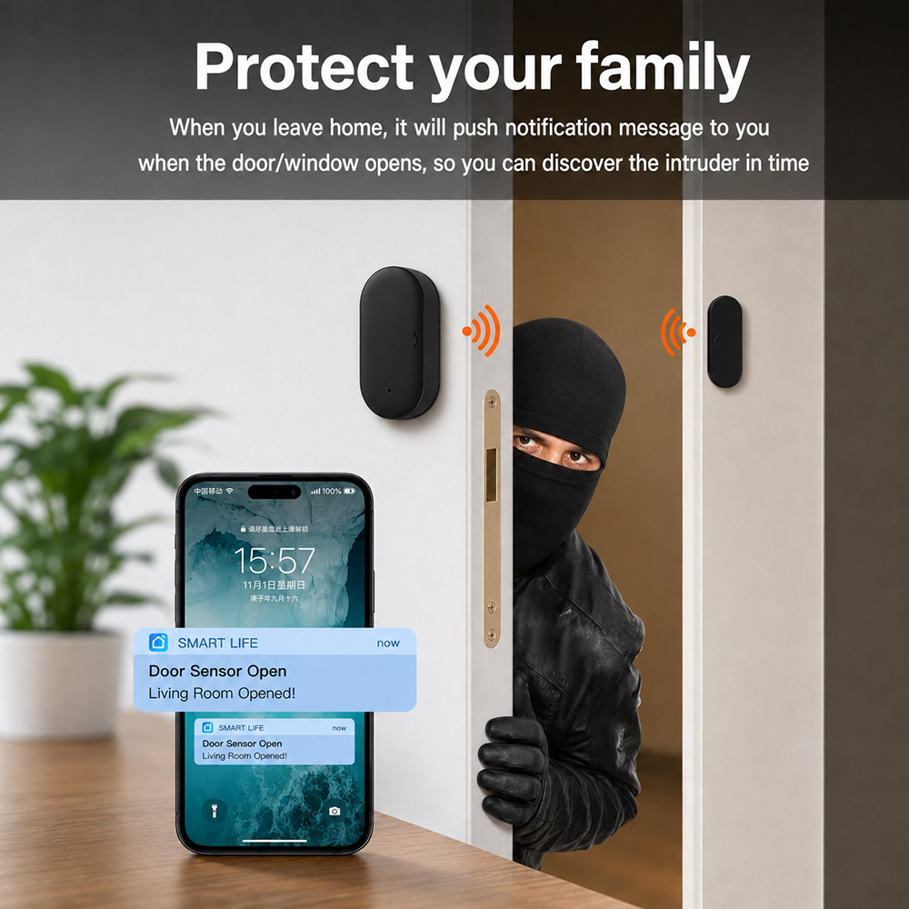 Sensor Kontak Pintu Jendela Mi - Smart Home Tablet ulasan dan harga
