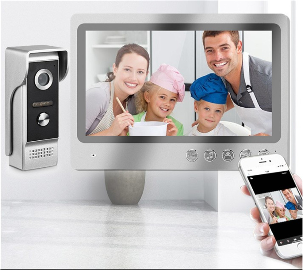 Layar HD 9 Inci Aplikasi Tuya  - Wifi Doorbell Camera ulasan dan harga