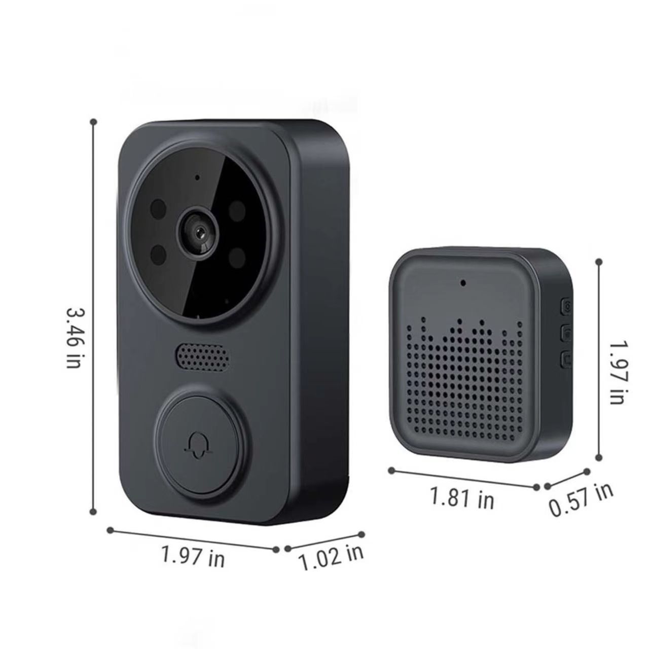 Bel Pintu WIFI Tuya Smart Home - Wifi Doorbell Camera ulasan dan harga