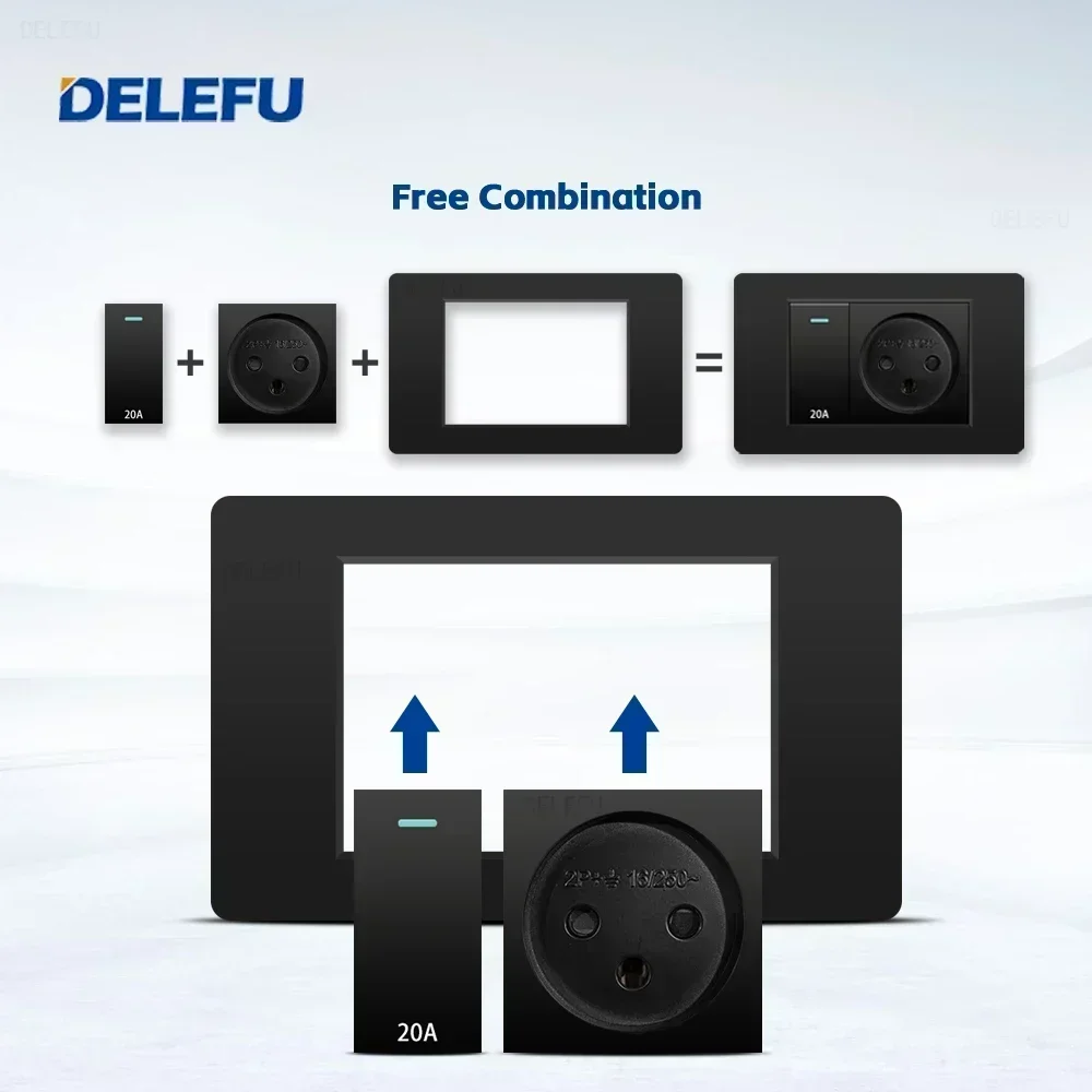 DELEFU Hitam PC tahan api USB  - Smart Home For Pc ulasan dan harga