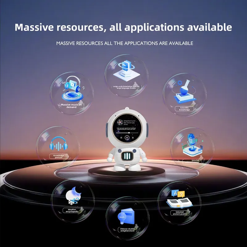 Robot Astronot Mini Pintar AI  - Smart Home Speaker ulasan dan harga