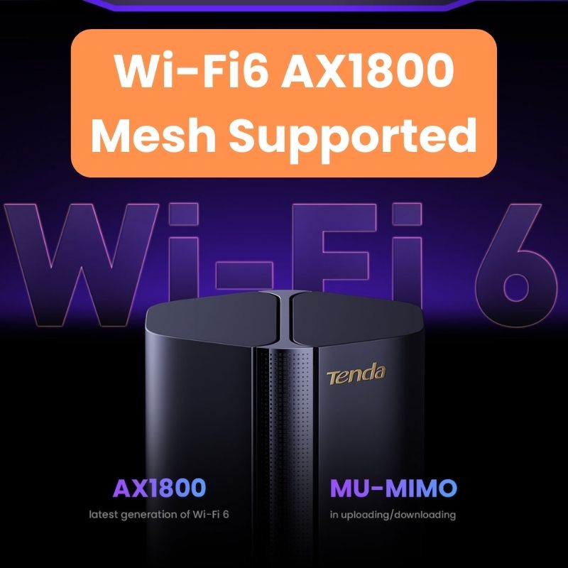 Router Wi-Fi 6 Tenda 5G SIM AX - Smart Home Router ulasan dan harga