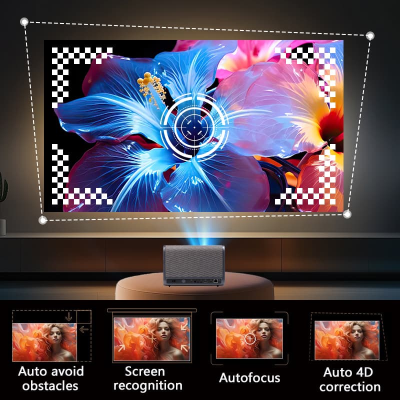 Proyektor LED Huaweishi-J10, 1 - Smart Home X10 ulasan dan harga
