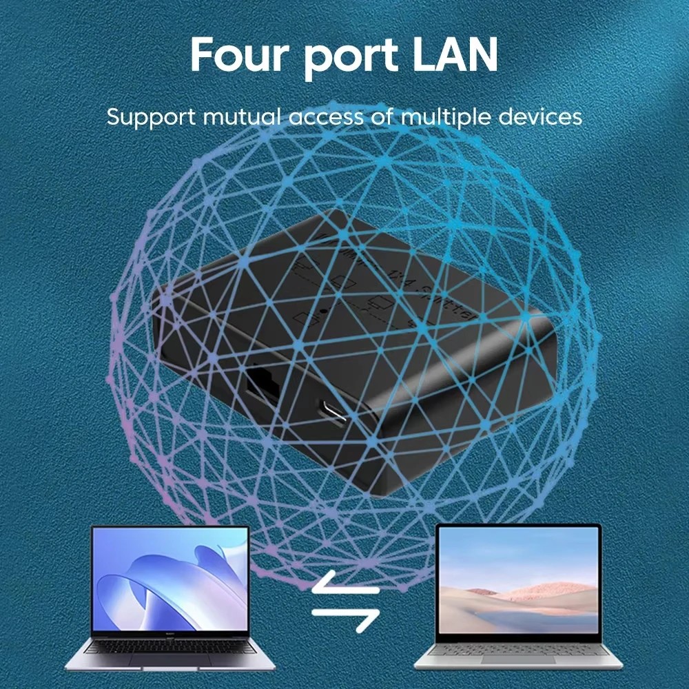KEBIDU 5 Port 1000Mbps Gigabit - Smart Home Router ulasan dan harga