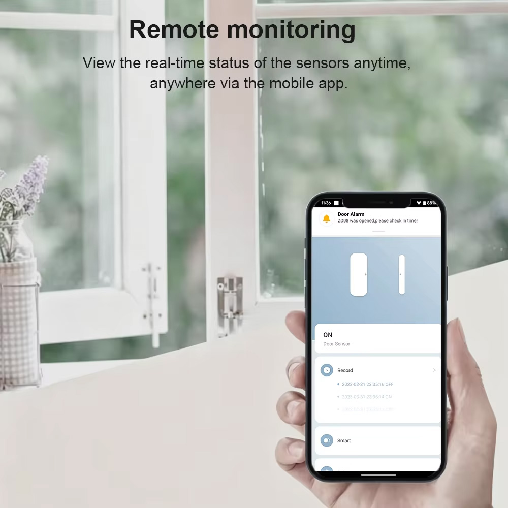 Sensor Pintu Jendela Zigbee 3. - Smart Home Tablet ulasan dan harga