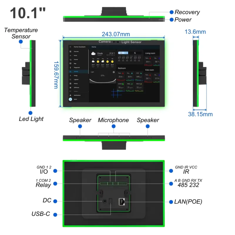 Panel Rumah Pintar Home Assist - Smart Home Tablet ulasan dan harga