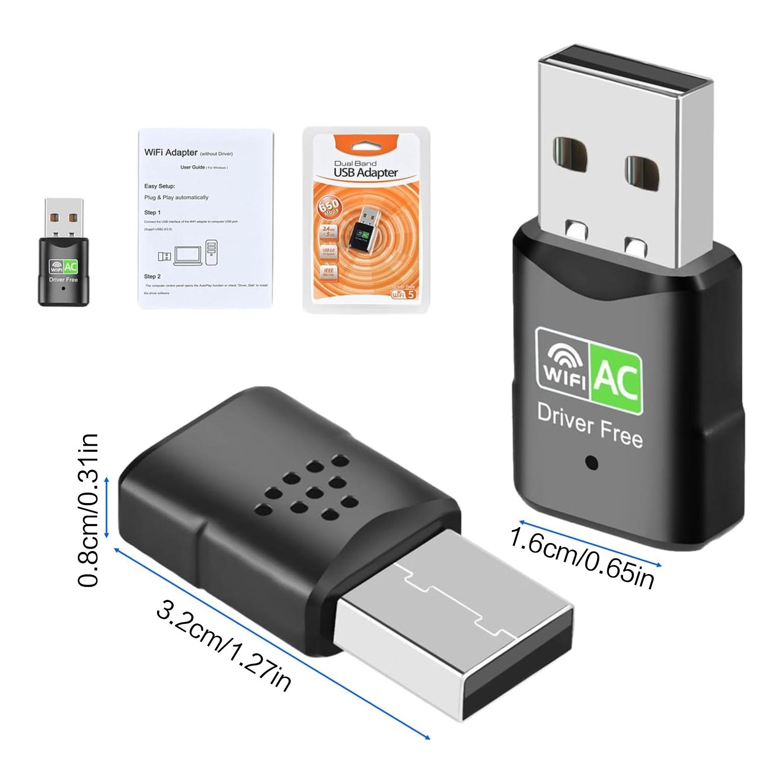 Adaptor WiFi USB AC600, Dongle - Smart Home For Pc ulasan dan harga