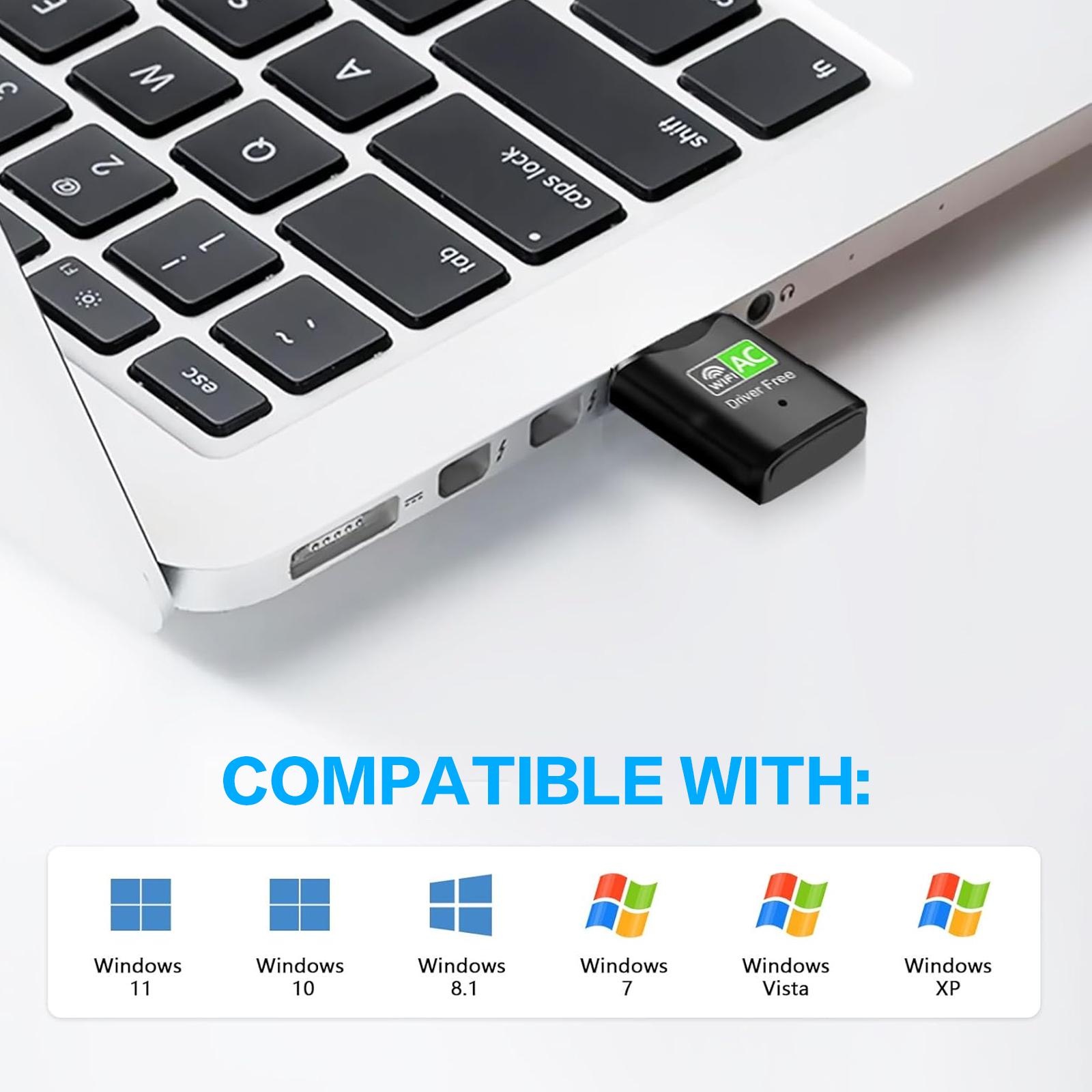 Adaptor WiFi USB AC600, Dongle - Smart Home For Pc ulasan dan harga