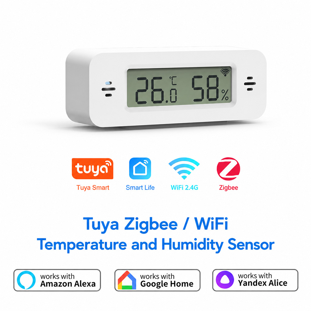 Tuya Zigbee WiFi Sensor Suhu & - Smart Home Tablet ulasan dan harga