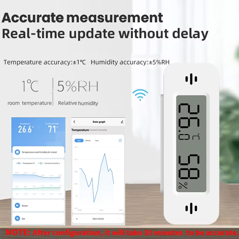 Tuya Zigbee WiFi Sensor Suhu & - Smart Home Tablet ulasan dan harga